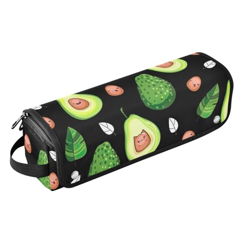 FRODOTGV Avocado Fruit Hair Tools Reisetasche und hitzebeständige Matte, Reisetasche für Damen, doppellagige Reisetasche, Avocado-Früchte, 1 Size von FRODOTGV