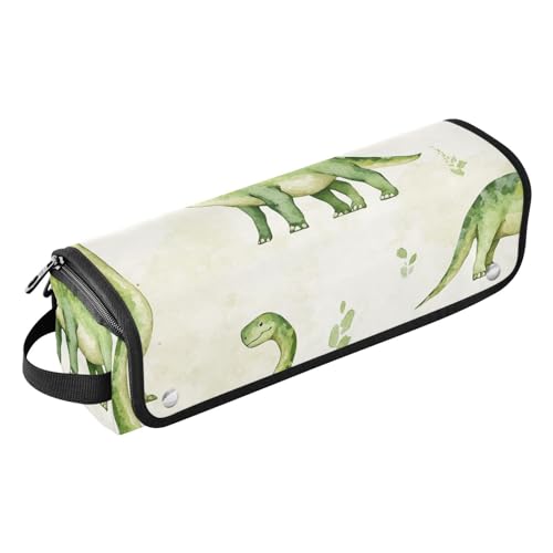 FRODOTGV Beauty Dinosaurier Diplodocus 2-in-1 Haar-Werkzeug-Organizer und hitzebeständige Matte mit Reißverschluss, staubdicht, Reise-Glätteisen, Tasche für Glätteisen, Lockenstäbe von FRODOTGV