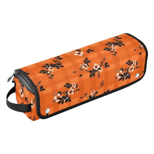 FRODOTGV Damen-Reisetasche für Haarwerkzeuge, große Tragetasche und hitzebeständige Matte mit Reißverschluss für heiße Werkzeuge, Glätteisen, Haarvolumenstyler, Orange und Schwarz FRODOTGV Damen-Reisetasche für Haarwerkzeuge, große Tragetasche und hitzebeständige Matte mit Reißverschluss für heiße Werkzeuge, Glätteisen, Haarvolumenstyler, Orange und Schwarz von FRODOTGV
