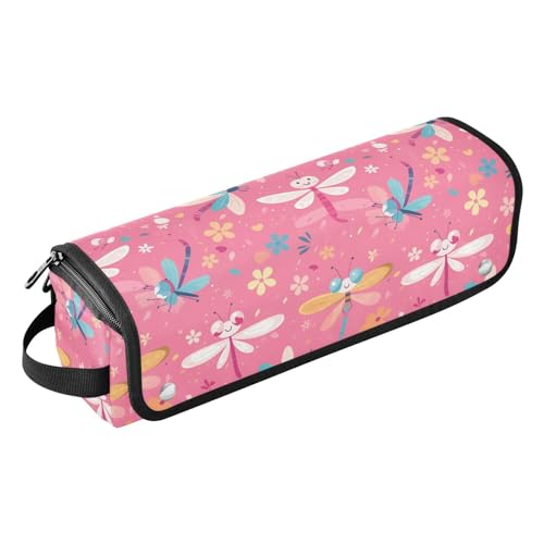 FRODOTGV Flying Bitcoins and Snowflakes Ölgemälde 2-in-1 Lockenstab Reisetasche und hitzebeständige Matte, große Tragetasche für Damen, Organizer für Glätteisen, Glätteisen, Illustration mit von FRODOTGV