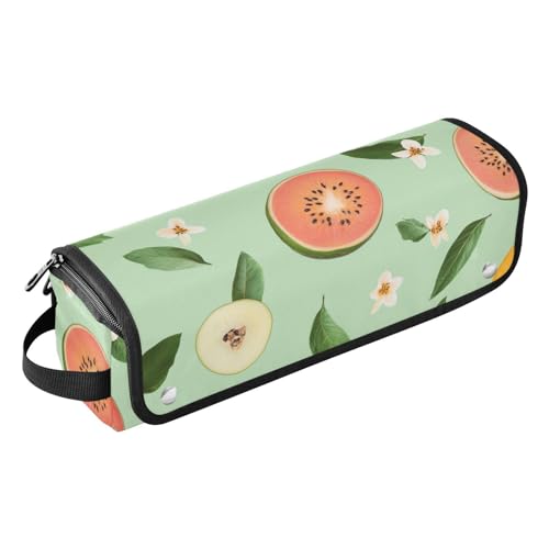 FRODOTGV Haar-Werkzeug-Reisetasche, Haar-Zubehör-Organizer und hitzebeständige Matte mit Reißverschluss, Kunst-Dinosaurier, weiß, für Lockenstab Glätteisen, flacher Haartrockner, 10, 1 Size von FRODOTGV