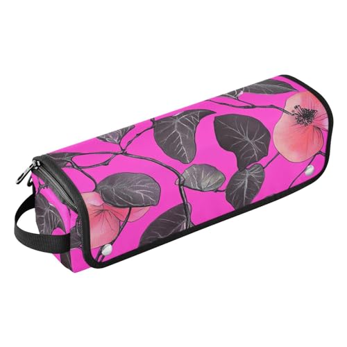 FRODOTGV Haar-Werkzeug-Reisetasche, Haar-Zubehör-Organizer und hitzebeständige Matte mit Reißverschluss, Kunst-Dinosaurier, weiß, für Lockenstab Glätteisen, flacher Haartrockner, 14, 1 Size von FRODOTGV