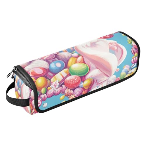 FRODOTGV Haar-Werkzeug-Reisetasche, Osterhase, Süßigkeiten und kleines Spielzeug, Reiseutensilien für Frauen, tragbares Haarstyling-Werkzeug, Organizer für Glätteisen, heiße Werkzeuge und von FRODOTGV