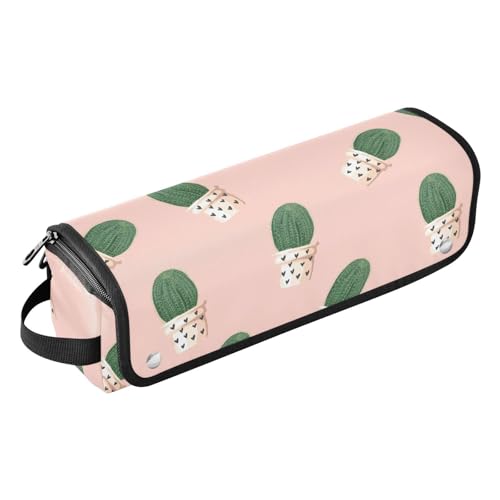 FRODOTGV Haar-Werkzeug-Reisetasche für Damen, Kaktus, Pfirsich-Hintergrund, Reisezubehör, wasserdicht, Reise-Organizer für heiße Werkzeuge, Lockenstab und Glätteisen, Haarvolumizer, von FRODOTGV