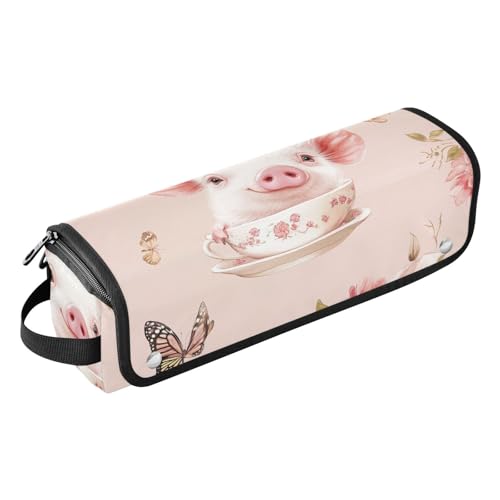 FRODOTGV Haar-Werkzeug-Reisetasche für Damen, große Kapazität, Glätteisen, Organizer, Essentials für heiße Werkzeuge, Lockenstab und Glätteisen, Haarvolumizer, Styler, ästhetische Teetasse, Schwein FRODOTGV Haar-Werkzeug-Reisetasche für Damen, große Kapazität, Glätteisen, Organizer, Essentials für heiße Werkzeuge, Lockenstab und Glätteisen, Haarvolumizer, Styler, ästhetische Teetasse, Schwein von FRODOTGV