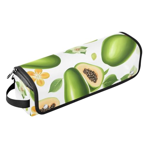 FRODOTGV Haar-Werkzeug-Reisetasche für Damen, große Kapazität, Glätteisen, Organizer, Essentials für heiße Werkzeuge, Lockenstab und Glätteisen, Haarvolumizer, frische Boysenberry-Frucht, Weiß, 02, 1 von FRODOTGV