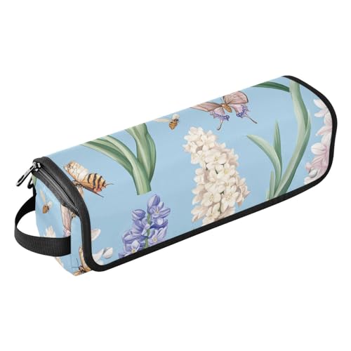 FRODOTGV Haar-Werkzeugtasche für Damen, Frühlingsblumen, Lilien, Gänseblümchen, Sukkulenten, weiß, für Frauen, Essentials, Aufbewahrung, wasserdicht, flacher Lockenstab, Reise-Organizer für Glätteisen FRODOTGV Haar-Werkzeugtasche für Damen, Frühlingsblumen, Lilien, Gänseblümchen, Sukkulenten, weiß, für Frauen, Essentials, Aufbewahrung, wasserdicht, flacher Lockenstab, Reise-Organizer für Glätteisen von FRODOTGV