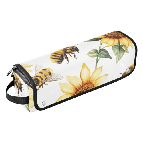 FRODOTGV Haarwerkzeug-Reisetasche für Damen, Aufbewahrungstasche und hitzebeständige Matte für heiße Werkzeuge, Lockenstab und Glätteisen, Haarvolumizer, Beauty-Dinosaurier-Velociraptor, von FRODOTGV