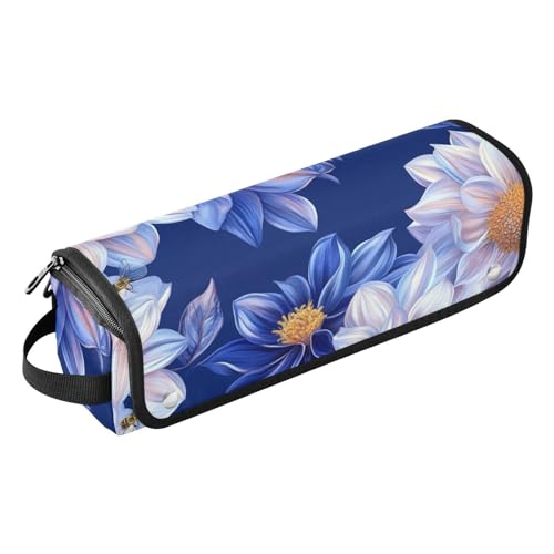 FRODOTGV Haarwerkzeug Reisetasche für Frauen Lockenstab Halter Aufbewahrungstasche und hitzebeständige Matte für Glätteisen, Glätteisen, Lockenstäbe, Rustikale Lilie Weiß, 02, 1 Size von FRODOTGV