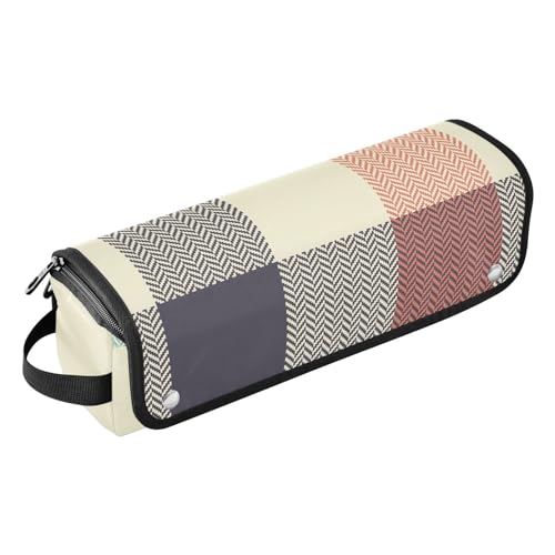 FRODOTGV Hair Tools Reisetasche, Büffelkaro, kariert, Reisetasche für Haarwerkzeuge, Tragetasche, flacher Lockenstab, wasserdichter Organizer für heiße Werkzeuge, Lockenstab und Glätteisen, FRODOTGV Hair Tools Reisetasche, Büffelkaro, kariert, Reisetasche für Haarwerkzeuge, Tragetasche, flacher Lockenstab, wasserdichter Organizer für heiße Werkzeuge, Lockenstab und Glätteisen, von FRODOTGV