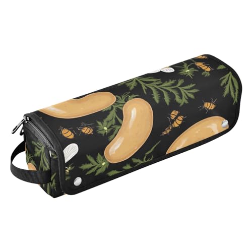 FRODOTGV Hair Tools Reisetasche für Frauen mit hitzebeständiger Matte, niedliche rote Johannisbeere, Frucht, Pfirsich für Lockenstab Glätteisen, flacher Haartrockner, tragbarer Organizer, 05, 1 Size von FRODOTGV