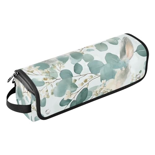 FRODOTGV Happy Easter Hot Cross Buns 2-in-1 Haarwerkzeug-Organizer mit Eisenmatte, wasserdichter Lockenstab Reiseetui für Glätteisen, Glätteisen, Lockenstäbe, 02, 1 Größe, 1 Size von FRODOTGV