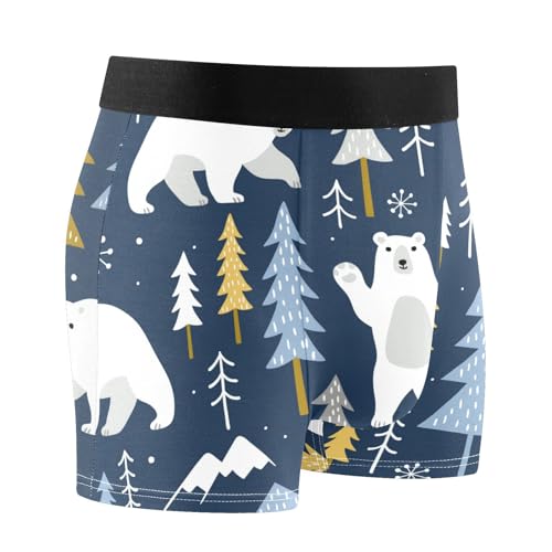 FRODOTGV Niedlicher Bär, Weihnachts-Boxershorts, atmungsaktive Unterwäsche für Herren, Süßer Bär Weihnachten, Medium FRODOTGV Niedlicher Bär, Weihnachts-Boxershorts, atmungsaktive Unterwäsche für Herren, Süßer Bär Weihnachten, Medium von FRODOTGV