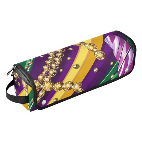 FRODOTGV Hot Hair Tools Reisetasche, große Kapazität, Glätteisen, Organizer und hitzebeständige Matte für Lockenstab Glätteisen, flacher Haartrockner, Karneval, Karneval, Perlen, Lippenstift, von FRODOTGV