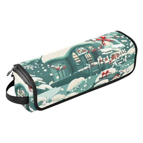 FRODOTGV Hot Hair Tools Reisetasche Weihnachten Rentier Rot Auto Zwerg LKW Frauen Essentials Aufbewahrung Wasserdicht Flach Lockenstab Reise-Organizer für Glätteisen, heiße Werkzeuge und Haarpflege, 1 von FRODOTGV