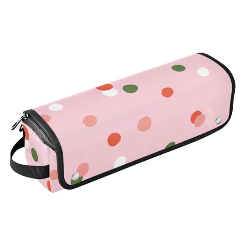 FRODOTGV Hot Hair Tools Reisetasche für Frauen und hitzebeständige Matte mit Reißverschluss, Konfetti, abstraktes Muster, handgezeichnet für Glätteisen, heiße Werkzeuge und Haarpflegezubehör, von FRODOTGV