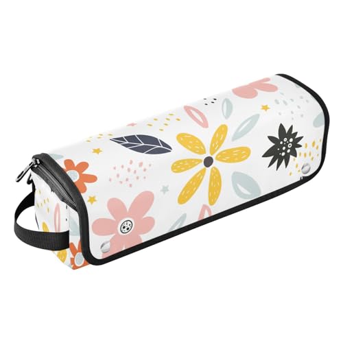 FRODOTGV Hot Hair Tools Reisetasche mit kindlichem Muster, Feen-Blumen, tragbarer Organizer, Aufbewahrungstasche für Glätteisen, heiße Werkzeuge und Haarpflegezubehör, Kinderliches Muster Feen-Blumen, von FRODOTGV