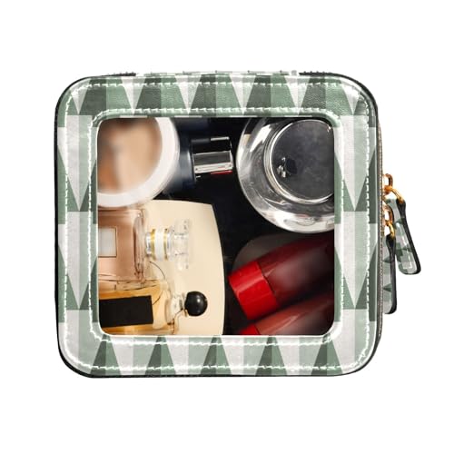 FRODOTGV Kulturbeutel mit Reißverschluss, transparent, klein, Make-up-Tasche, Weihnachtsbaum-Organizer, Weihnachtsbaum, 1 Size von FRODOTGV