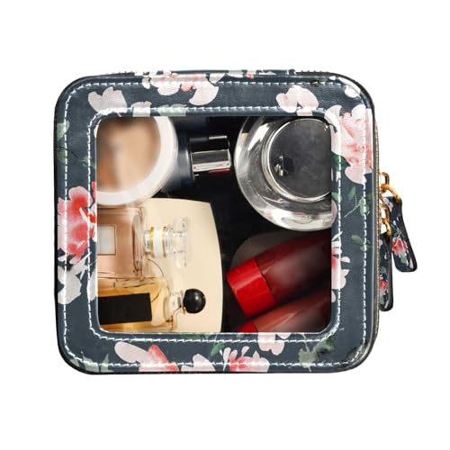FRODOTGV Make-up-Organizer mit Sommermuster, Aquarell-Blumen, transparent, Reisetaschen für Toilettenartikel, Make-up-Organizer, Sommermuster, Aquarellblumen, 1 Size von FRODOTGV