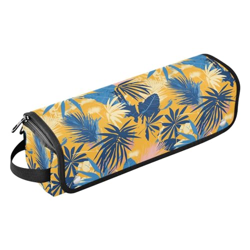 FRODOTGV Marineblaue Streifen Damen Reisetasche für Haarwerkzeuge wasserdichte Aufbewahrungstaschen mit hitzebeständigem Pad für Glätteisen flacher Haartrockner, Tropisches Palmenmuster, exotisch, 1 FRODOTGV Marineblaue Streifen Damen Reisetasche für Haarwerkzeuge wasserdichte Aufbewahrungstaschen mit hitzebeständigem Pad für Glätteisen flacher Haartrockner, Tropisches Palmenmuster, exotisch, 1 von FRODOTGV