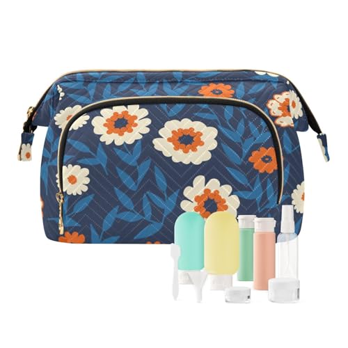 FRODOTGV Reisetasche, nahtloser Hintergrund mit Blumenmuster, Reisetaschen für Damen, wasserdichte Kosmetiktasche für Geldbörse, Reise-Organizer, Nahtloser Hintergrund mit Blumenmuster, 1 Size FRODOTGV Reisetasche, nahtloser Hintergrund mit Blumenmuster, Reisetaschen für Damen, wasserdichte Kosmetiktasche für Geldbörse, Reise-Organizer, Nahtloser Hintergrund mit Blumenmuster, 1 Size von FRODOTGV