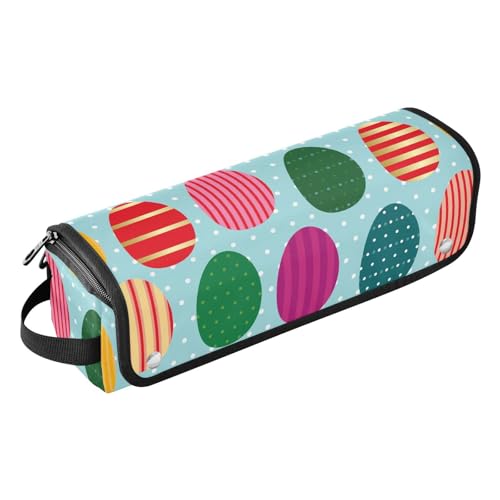 FRODOTGV Reisetasche für Haarglätter, große Reisetasche für Damen, für Glätteisen, Lockenstab, Haartrockner, Ostereier, buntes Muster, Ostereier, buntes Muster, 1 Size von FRODOTGV