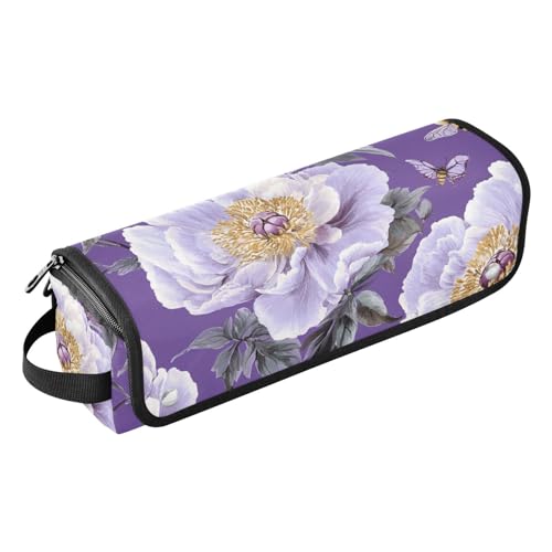 FRODOTGV Schicke Hechtfische, weiße Damen-Reisetasche für heißes Haar, abnehmbarer Zubehör-Organizer und hitzebeständige Matte für Glätteisen, Glätteisen, 16, 1 Size von FRODOTGV