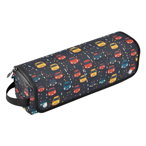 FRODOTGV Süße gelbe Gummienten Entchen Seife Damen 2-in-1 Lockenstab Reiseetui Abnehmbare offene flache Taschen und hitzebeständige Matte mit Reißverschluss für Glätteisen flacher Haartrockner von FRODOTGV