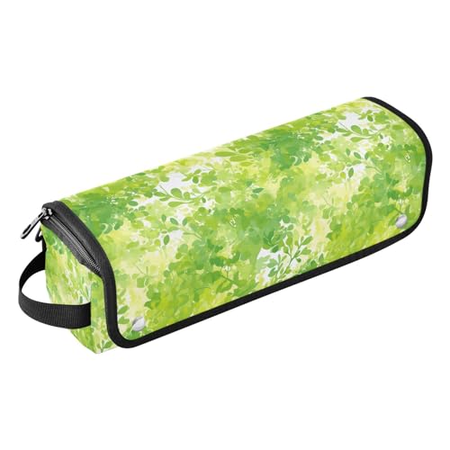 FRODOTGV Süßigkeitenstangen Schneeflocken Cartoon Frauen Haar Werkzeuge Reisetasche Tragbare Essentials Aufbewahrung und Hitzebeständige Matte mit Reißverschluss für Glätteisen, Wasserfarbe, 1 Size von FRODOTGV