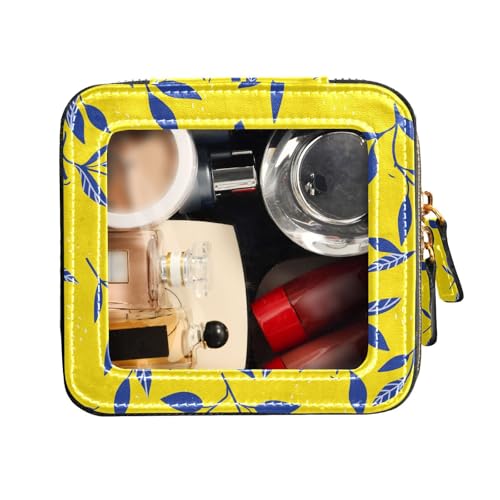 FRODOTGV Transparente Make-up-Tasche, tropisches Zitronengelb, Reisetaschen für Toilettenartikel, Nagellack-Organizer-Tasche, Tropisches Zitronengelb, 1 Size von FRODOTGV