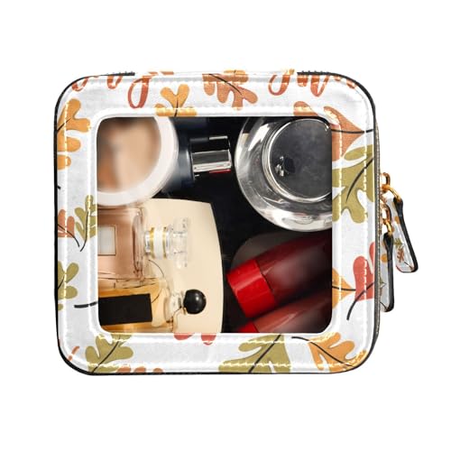 FRODOTGV Transparente Make-up-Tasche für Geldbörse, Kulturbeutel, Kosmetiktasche, Erntedankfest, Thanksgiving, 1 Size von FRODOTGV
