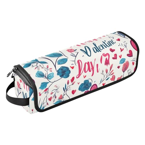 FRODOTGV Valentinstag Blumen Blätter Liebe Herzen Süßes Haar Werkzeug Reisetasche für Frauen und hitzebeständige Matte Lockenstab Reisehalter Aufbewahrungstasche für heiße Werkzeuge Lockenstab FRODOTGV Valentinstag Blumen Blätter Liebe Herzen Süßes Haar Werkzeug Reisetasche für Frauen und hitzebeständige Matte Lockenstab Reisehalter Aufbewahrungstasche für heiße Werkzeuge Lockenstab von FRODOTGV