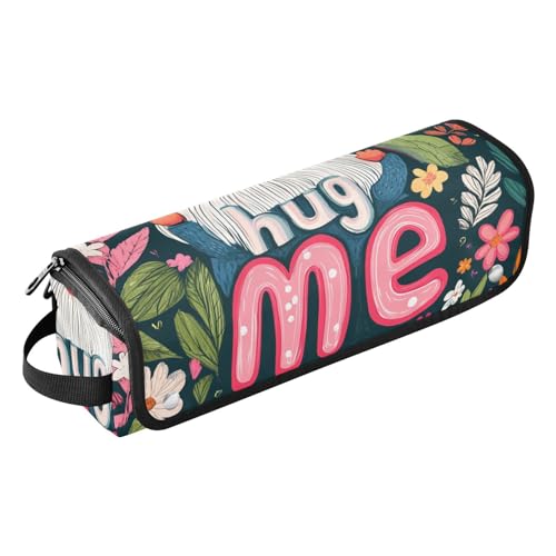 FRODOTGV Valentinstag Blumen Blätter Liebe Herzen Süßes Haar Werkzeug Reisetasche für Frauen und hitzebeständige Matte Lockenstab Reisehalter Aufbewahrungstasche für heiße Werkzeuge Lockenstab von FRODOTGV