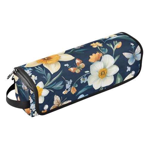 FRODOTGV Wasserdichter Lockenstab für Damen, Reiseetui mit hitzebeständiger Matte, Zubehör-Organizer für Glätteisen, flacher Haartrockner, Sweet Lily Grey, 14, 1 Size von FRODOTGV