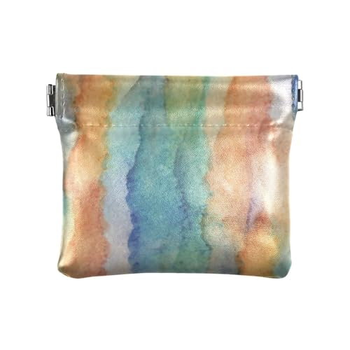 Geldbörse mit Aquarell-Zeichnung, PU-Leder, niedliches Reisezubehör für Männer und Frauen, Aquarell-Zeichen-Doodle, 1 Size, Reisezubehör von FRODOTGV