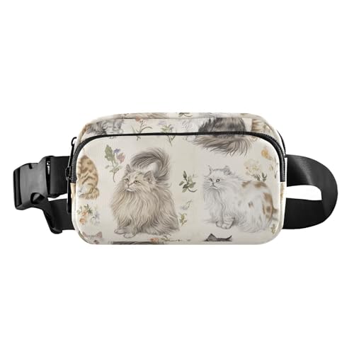 Große Kapazität, Bauchtasche für Damen und Herren, Umhängetasche, Sporttasche, Bauchtasche mit verstellbarem Riemen für Reisen, Laufen, Wandern, 15, 1 Size von FRODOTGV