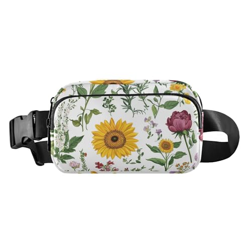 Große Kapazität, Bauchtasche für Damen und Herren, Umhängetasche, Sporttasche, Bauchtasche mit verstellbarem Riemen für Reisen, Laufen, Wandern, 19, 1 Size von FRODOTGV