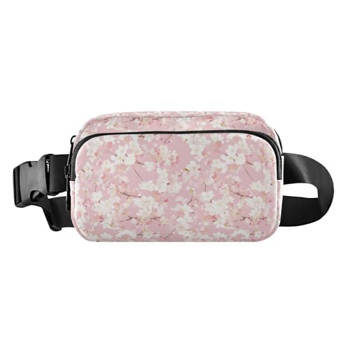 Klassische Reggae-farbige Musik, für Herren und Damen, stilvolle Bauchtasche für Reisen, Urlaub, Laufen, Rosa (Cherry Blossoms), 1 Size von FRODOTGV