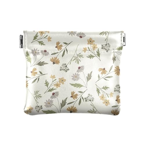 Kleine Geldbörse aus PU-Leder, für Herren und Damen, Reise-Mini-Kartenhalter, niedlich, Sonnenblumen-Texturmuster, Sonnenblumen-Texturmuster, 1 Size, Reisezubehör von FRODOTGV