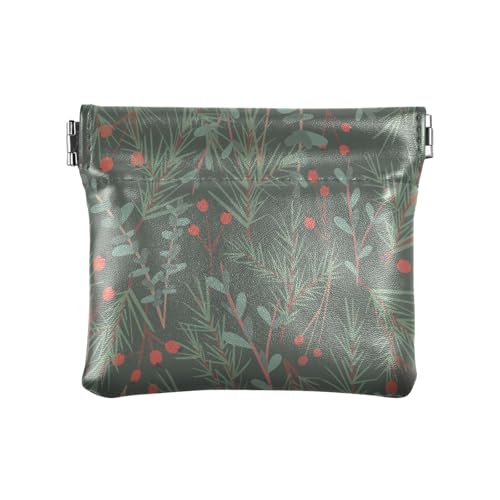 Kleine Münzenhalter, PU-Leder, wasserdicht, Weihnachtsmotiv, für Damen und Herren, Weihnachtsmuster, 1 Size, Reisezubehör von FRODOTGV