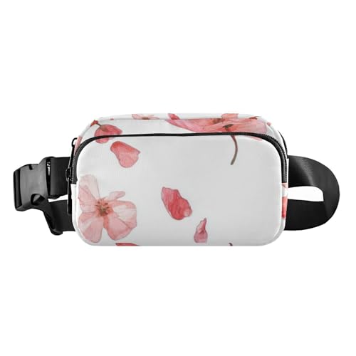 Kleine Pfirsichblumen-Gürteltasche für Damen und Herren, wasserdicht, mit verstellbarem Gurt, für Workout, Laufen, Wandern, Kleine Pfirsichblumen, 1 size Kleine Pfirsichblumen-Gürteltasche für Damen und Herren, wasserdicht, mit verstellbarem Gurt, für Workout, Laufen, Wandern, Kleine Pfirsichblumen, 1 size von FRODOTGV