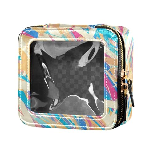 Koala Kosmetiktasche für Damen, niedliches Leder, transparent, Aufbewahrungstaschen, Farbenfrohes Muster, 1 Size von FRODOTGV