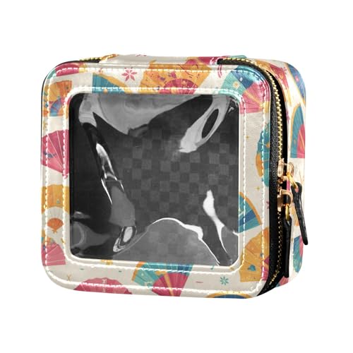 Kosmetiktasche mit Muscheln, verschiedene Formen und Seesterne, niedlich, transparent, kleine Make-up-Tasche für Damen und Mädchen, Kosmetik-Organizer, Hautpflege, Handgezeichnete, niedliche von FRODOTGV