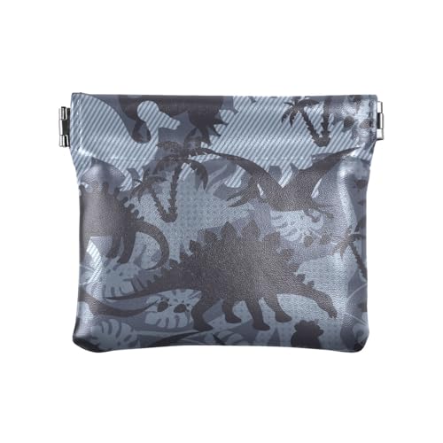 Lustige Dinosaurier-Geldbörse für Damen, Leder, wasserdicht, Mini-Kartenhalter für Frauen, Lustige Dinosaurier, 1 Size, Reisezubehör von FRODOTGV