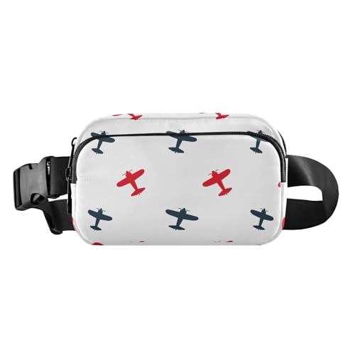 Modische Bauchtasche für Kinder, Flugzeuge, bunt, weiß, für Herren und Damen, kleine Brusttasche, Gürteltasche mit verstellbarem Gurt, für Radfahren, Wandern, Fitnessstudio, Kinder-Flugzeuge, bunt, Modische Bauchtasche für Kinder, Flugzeuge, bunt, weiß, für Herren und Damen, kleine Brusttasche, Gürteltasche mit verstellbarem Gurt, für Radfahren, Wandern, Fitnessstudio, Kinder-Flugzeuge, bunt, von FRODOTGV