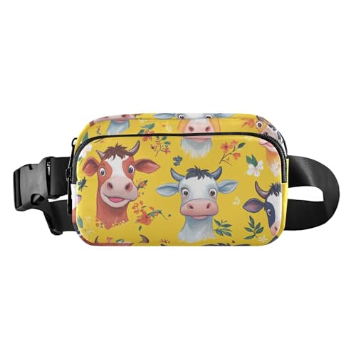 Modische Bauchtasche mit Cartoon-Motiv, niedliche Meerjungfrau, für Herren und Damen, Mini-Schlinge, Brusttasche mit verstellbarem Riemen, Crossbody, Sporttasche für Reisen, Einkaufen, Laufen, 13, 1 von FRODOTGV
