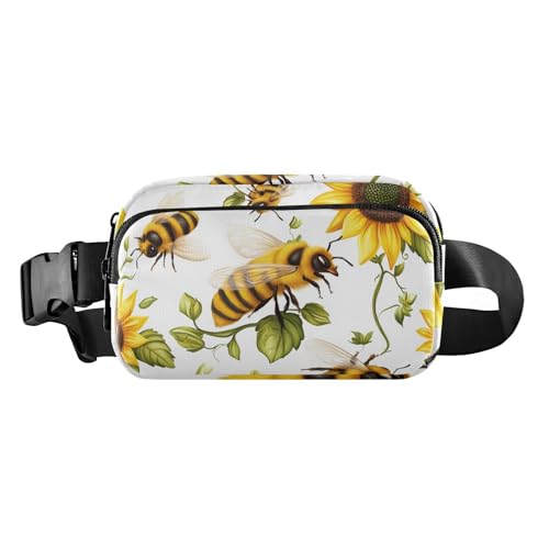 Modische Bauchtasche mit Cartoon-Motiv, niedliche Meerjungfrau, für Herren und Damen, Mini-Schlinge, Brusttasche mit verstellbarem Riemen, Crossbody, Sporttasche für Reisen, Einkaufen, Laufen, 15, 1 von FRODOTGV