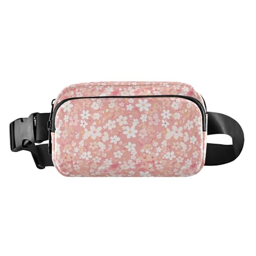 Modische Bauchtasche mit Libellenmuster, für Damen, Herren, Teenager, für Workout, Laufen, Wandern, Rosa (Cherry Blossoms), 1 Size von FRODOTGV