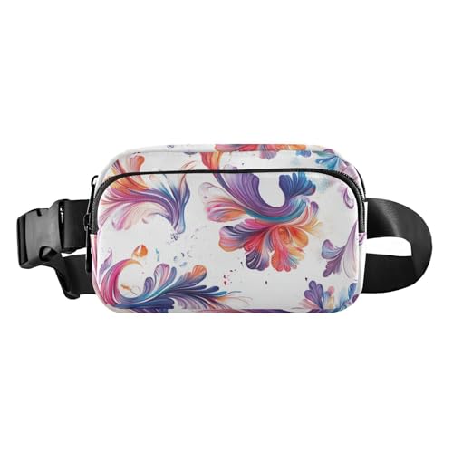 Modische Umhängetasche für Damen, Retro-Stil, Orchidee, mit verstellbarem Gurt, für Reisen, Weiß, Farbe: 16, 1 Size von FRODOTGV