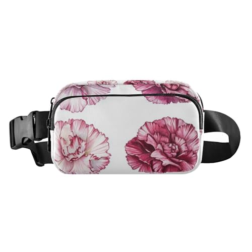 Rustikale Nelken, süße Umhängetasche, Hüfttasche für Männer und Frauen, große Kapazität, Reisetasche, unverzichtbar mit verstellbarem Gurt, für Radfahren, Wandern, Fitnessstudio, Rustikale Nelken, 1 von FRODOTGV